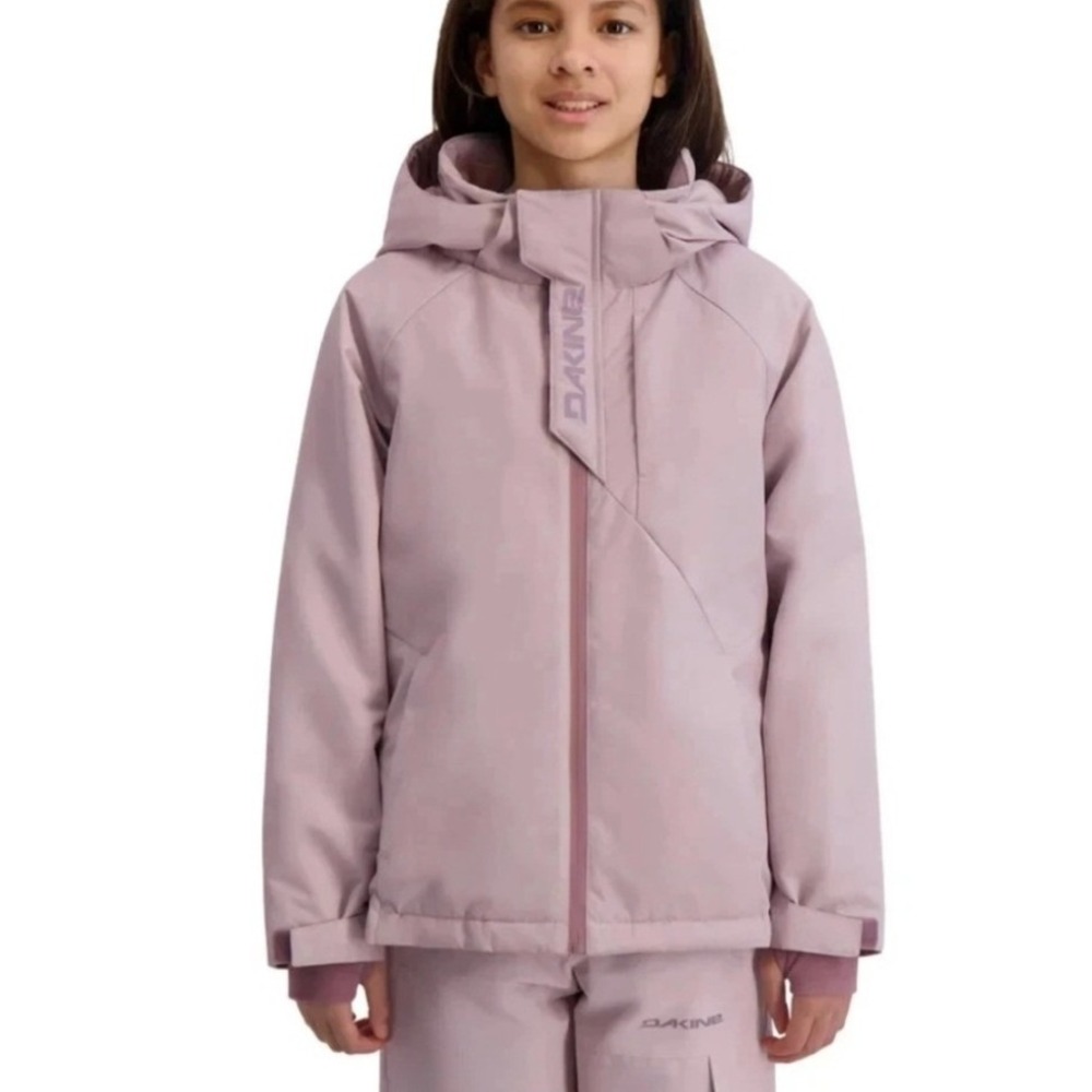 Dakine Girls Snow Jacket Pink Insulated Ski Snowboard Coat Hooded Size L 14/16